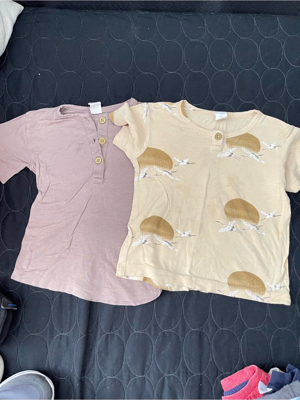 Kids Short Sleeve Tee brown and tan
